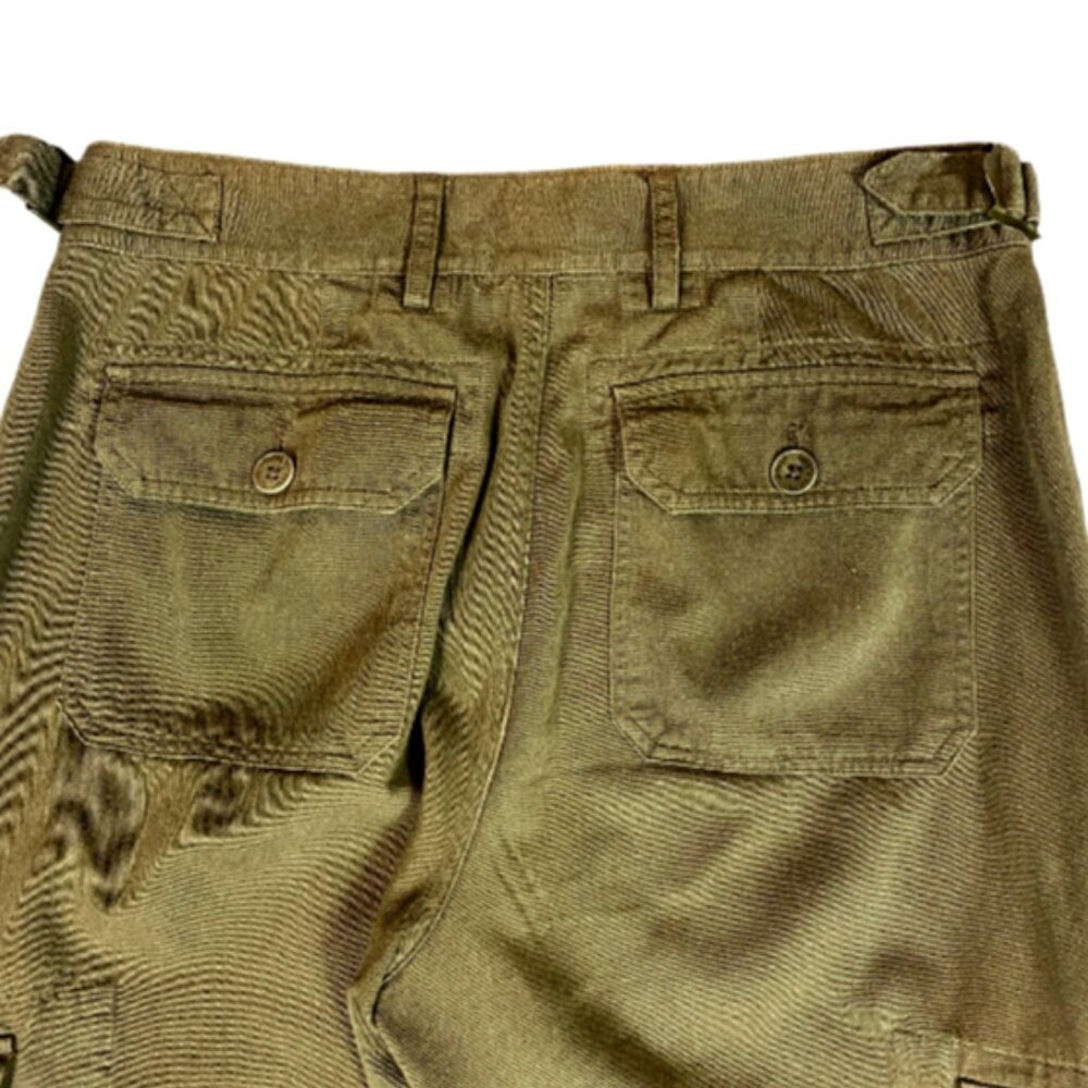 VTG ‎ Lauren Ralph Lauren Utility Cargo Pants Sz 4 Olive Green #169M - Picture 7 of 11